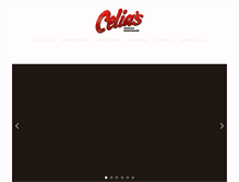 Tablet Screenshot of celiasrestaurants.com